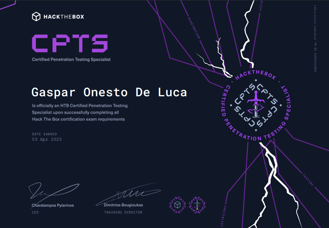 CPTS Certification